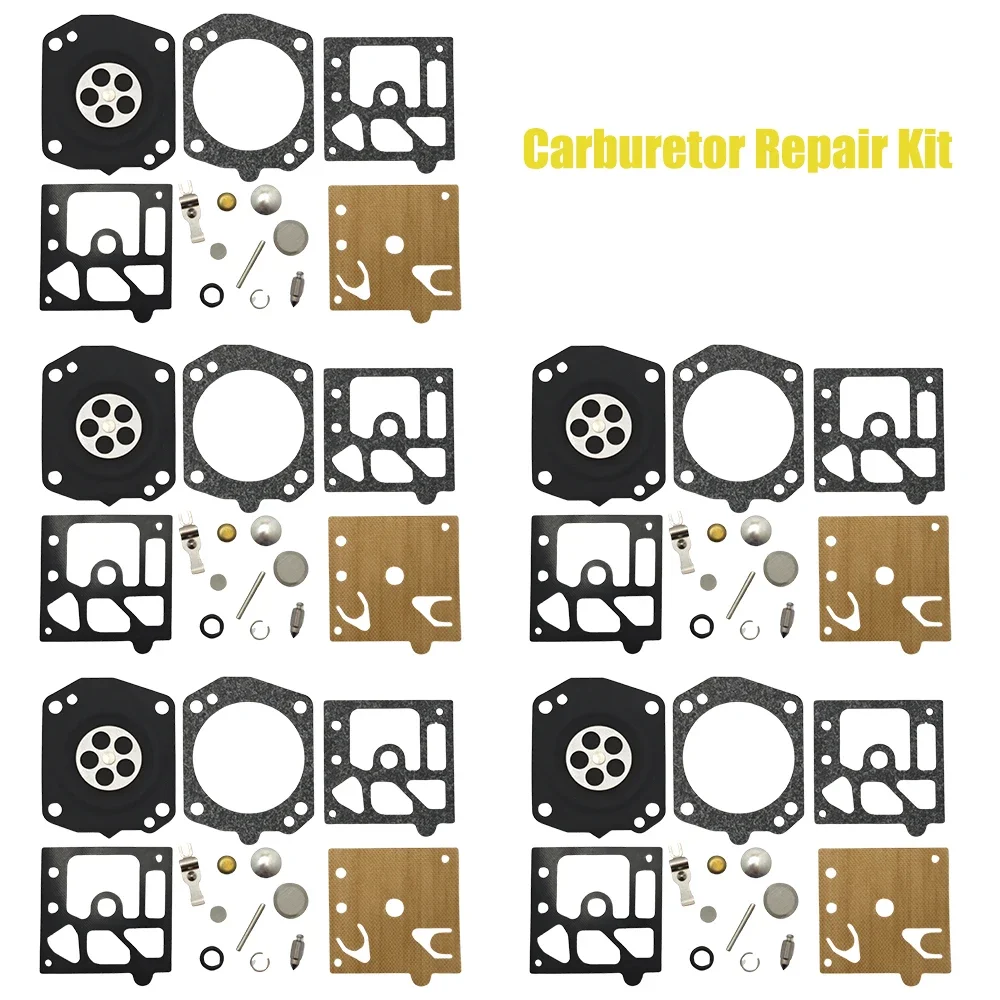 5pcs/lot Carburetor Repair Rebuild Kit For Husqvarna 351 350 346 359 359 EPA 357 357XP ECHO CS5000 CS5500 CS6700 Walbro K22-HDA