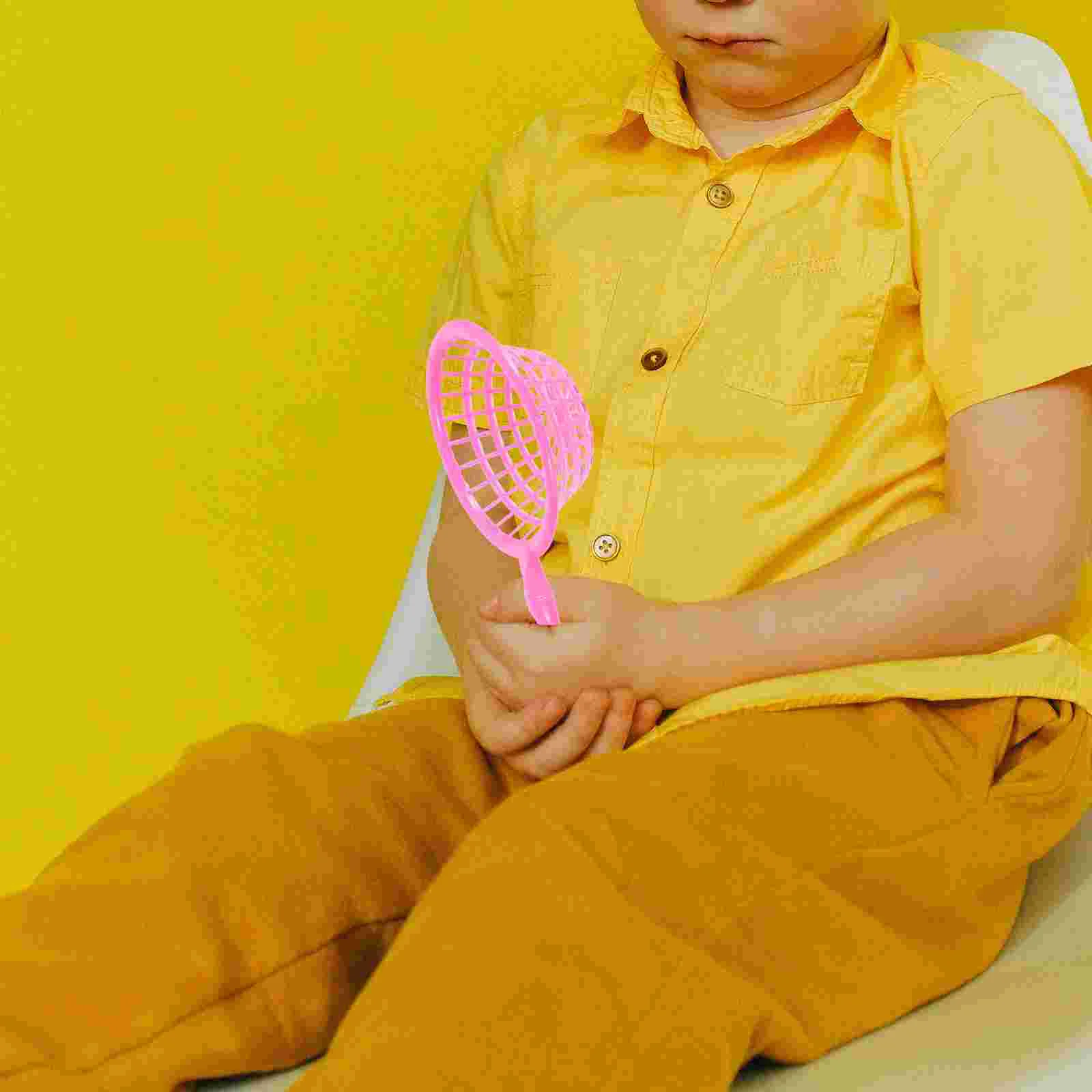 10 pçs mini praia colher net redes de pesca de plástico duro brinquedos de banho adolescentes brinquedos de água acessórios de areia piscina ferramentas divertidas redes de praia