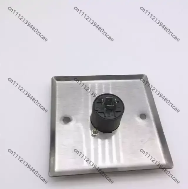86 Type KTV Audio Panel, XLR & 4 Pin Speaker Socket Wall Plate