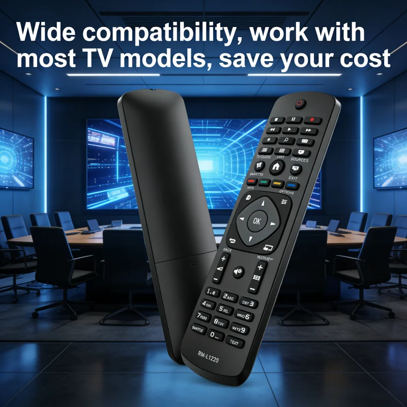 RM-L1220 Replacement Remote Control for Philips TV, Compatible with 398GR8BD1NEPHH 47PFH4109/88 40PFH4009