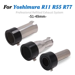 Moto Escape Silenciador Muffler Plug 49mm Removable DB Killer For Yoshimura R11 R55 R77 Exhaust Pipe
