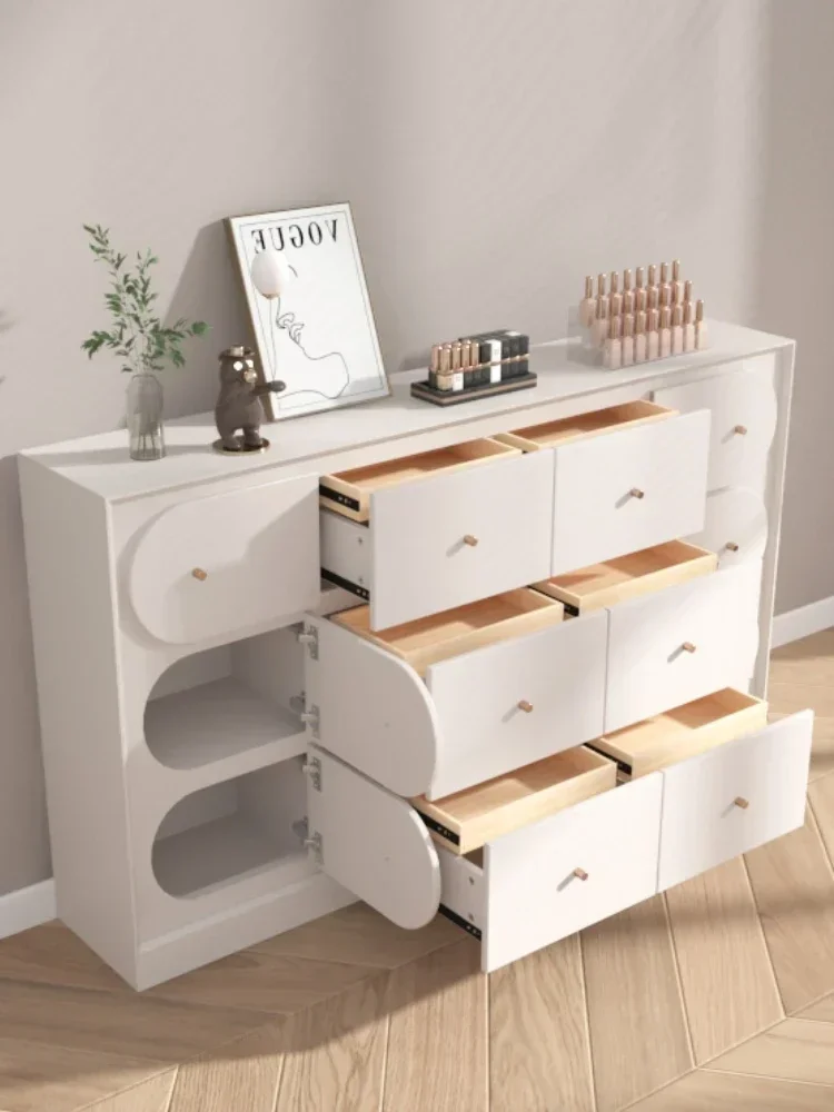 

French Nail Art Cabinet Display Cabinet Nail Polish Wall Shelf Beauty Salon Products Wall Hanging Cabinet Nail Salon Floor