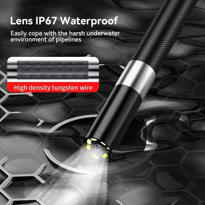 2024 ใหม่S20 PRO Dualเลนส์ 6Mm 1Mสายสอง 360 องศากันน้ําอุตสาหกรรมArticulating Borescopeสําหรับตรวจสอบรถยนต์