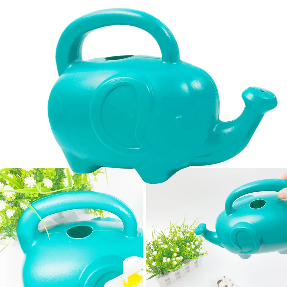 

Elephant Shaped Watering Pot Cute Plastic Beach Sprinkler Kettle Sweet Candy Color Vibrant Garden Toy Portable Child Hand Fit