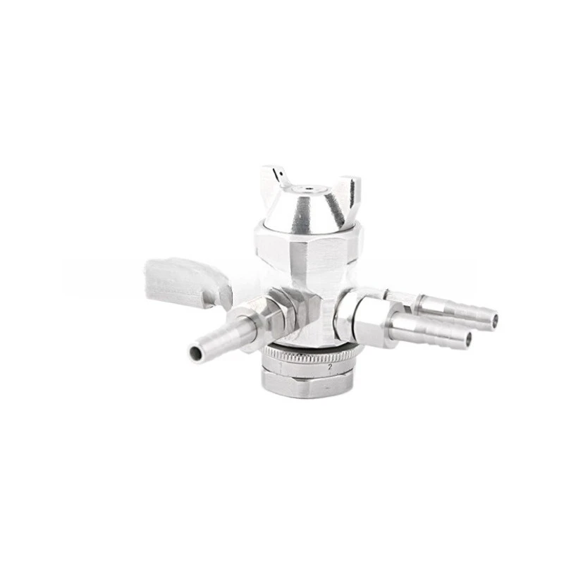 

ST automatic air atomization nozzle DK three-fluid rosin nozzle atomization humidification coating cooling nozzle