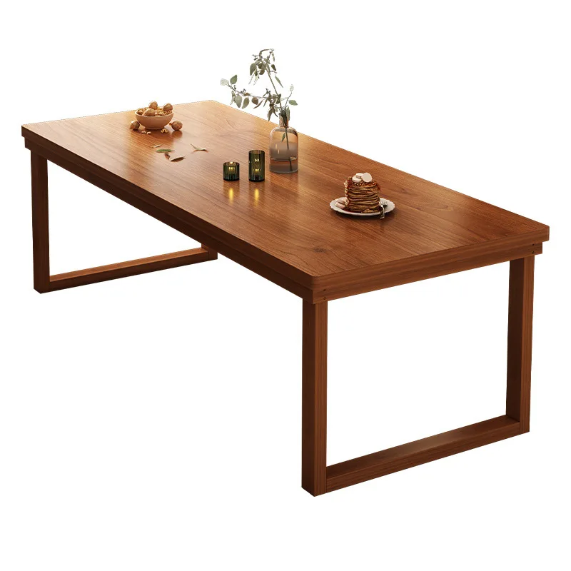 

Solid wood dining table, multi-functional new Chinese restaurant, a set of tables and chairs, simple small apartment