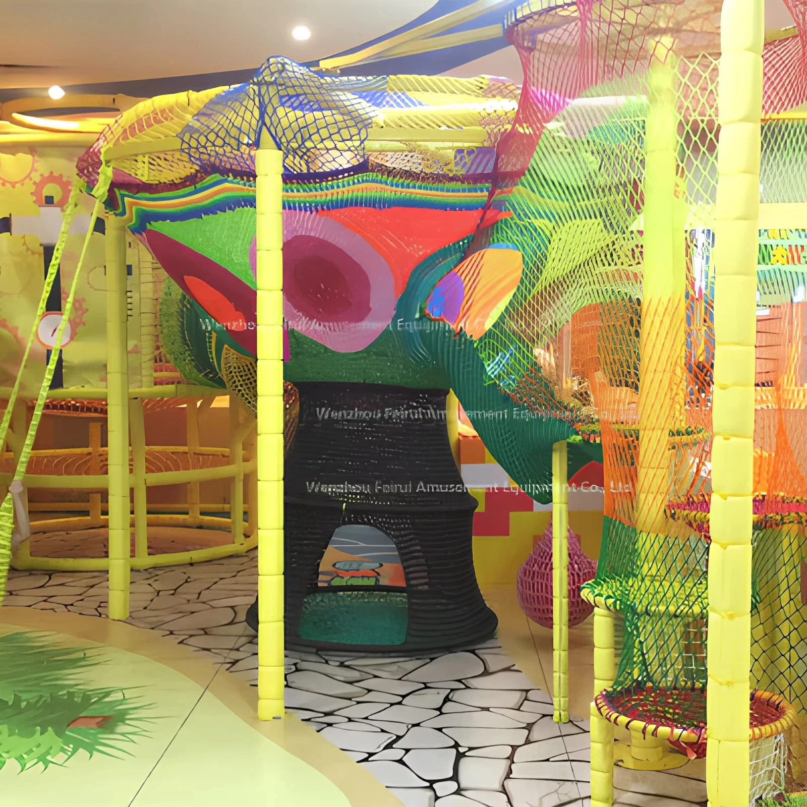 One-stop Service Custom Commercial Indoor Playground Equipment - Large Slides Soft Play Sets Amusement Park Facilities
