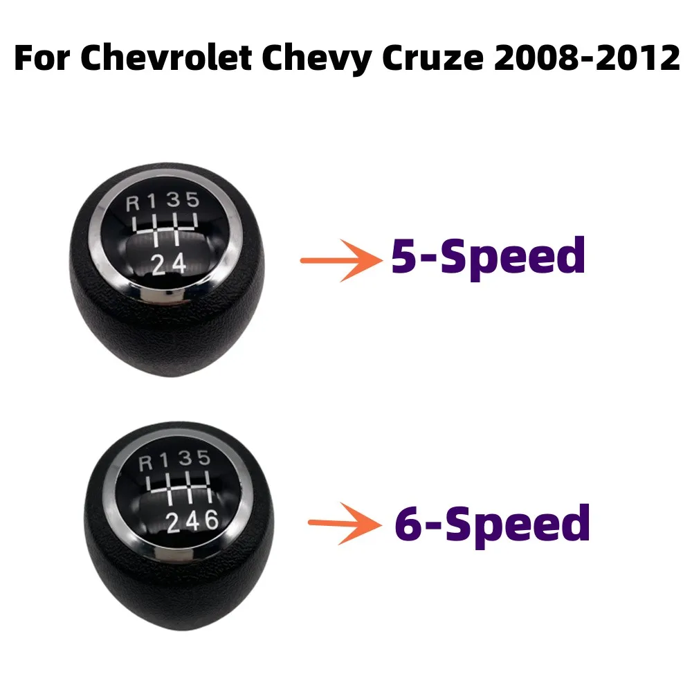 5/6 Speed CAR Gear Shift Knob for Chevrolet Chevy Cruze 2008 - 2012 Gearshift Manual Auto Car Shifter Lever Stick Arm Pen Ball