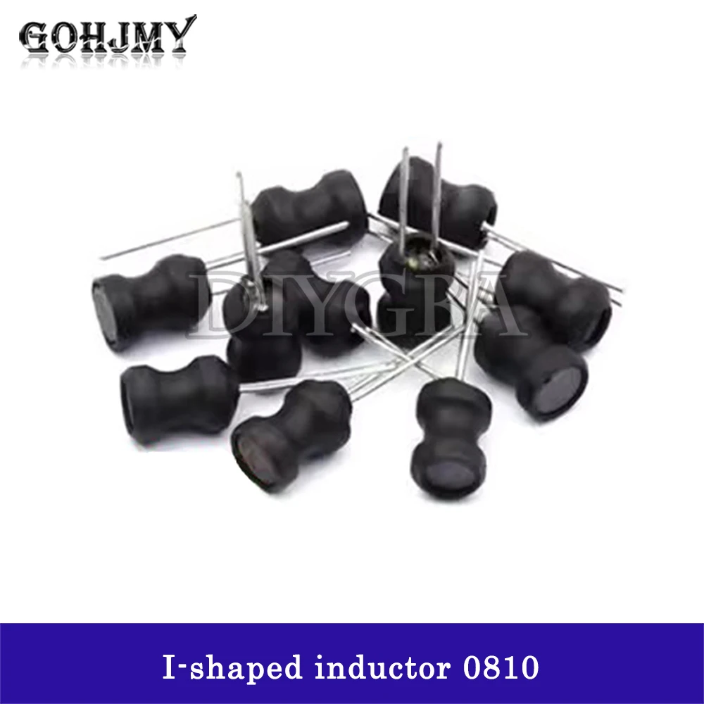 10PCS 0608 6*8mm I-shape Power Inductor Inductance Copper Coil 1MH 68uh 100uh 150UH 220 330 470 uH 2.2MH 3.3MH 4.7MH 10MH