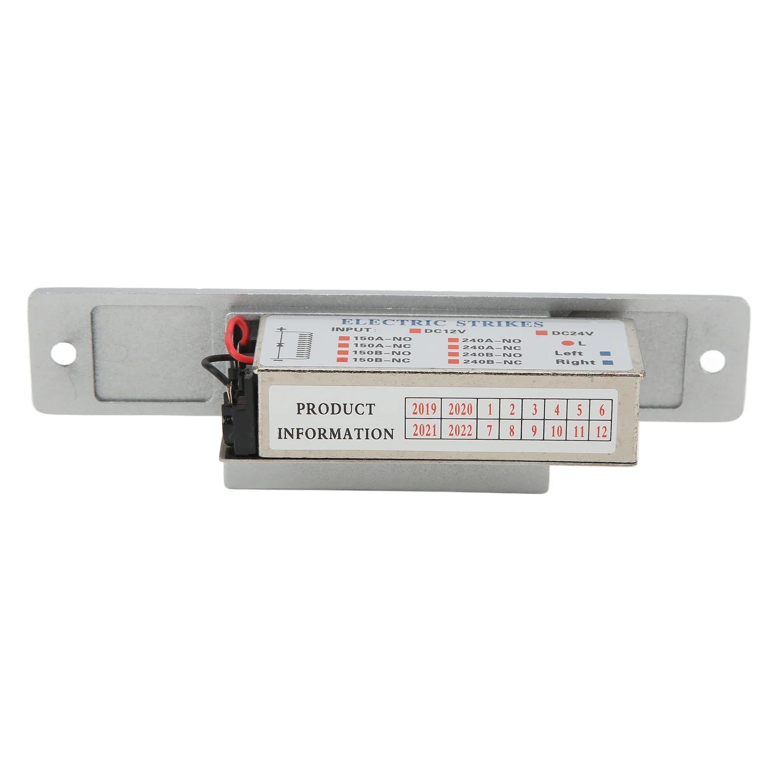 Electric Strike Lock Withstand 250Kg Thrust Zinc Alloy Body for Door Access Control System  Power to Unlock