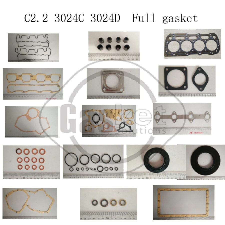 

cylinder head Full Gasket For Caterpillar CAT 164-8900 C2.2 3024 3024C 3024T Engine Full gasket