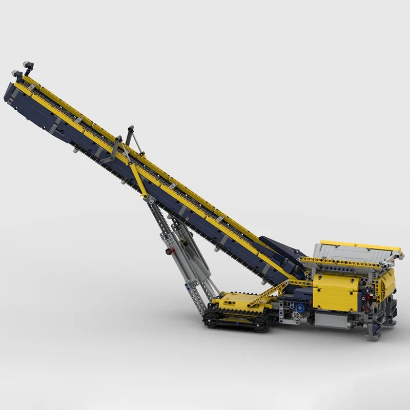 1202 個 MOC モバイルホッパーフィーダーコンベヤーベルトモデルビルディングブロックアーキテクチャ DIY クリスマスギフトクリエイティブおもちゃアイデアレンガ