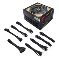 750W ATX RGB Fully Modular Gaming PSU Full Voltage 110-240V Computer Power Supplies with 20+4pin Motherboard Power For Desktop