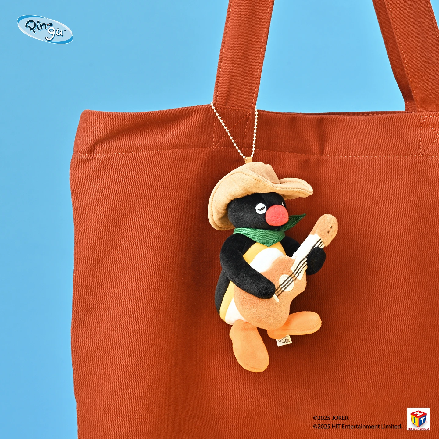 Original Pingu Plush Keychains Music Series Doll Bag Decoration Gift Penguin Animal Anime Peripheral Children Christmas Toys