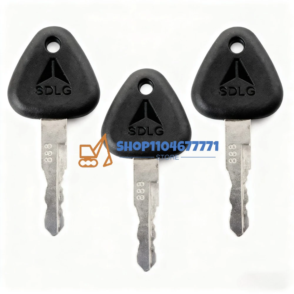 3/1 Piece for Sdlg 888 Start Key Excavator Key 5560 75 135 205 215 Universal Ignition