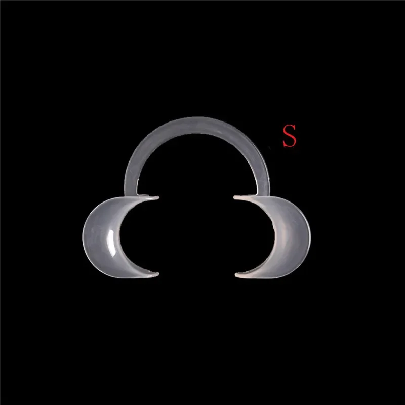 2/5pcs Dental C-shape/O-shapeCheek Retractor Lip Mouth Opener Intraoral Dentist Orthodontic Tool For Tooth Whitening Transparent