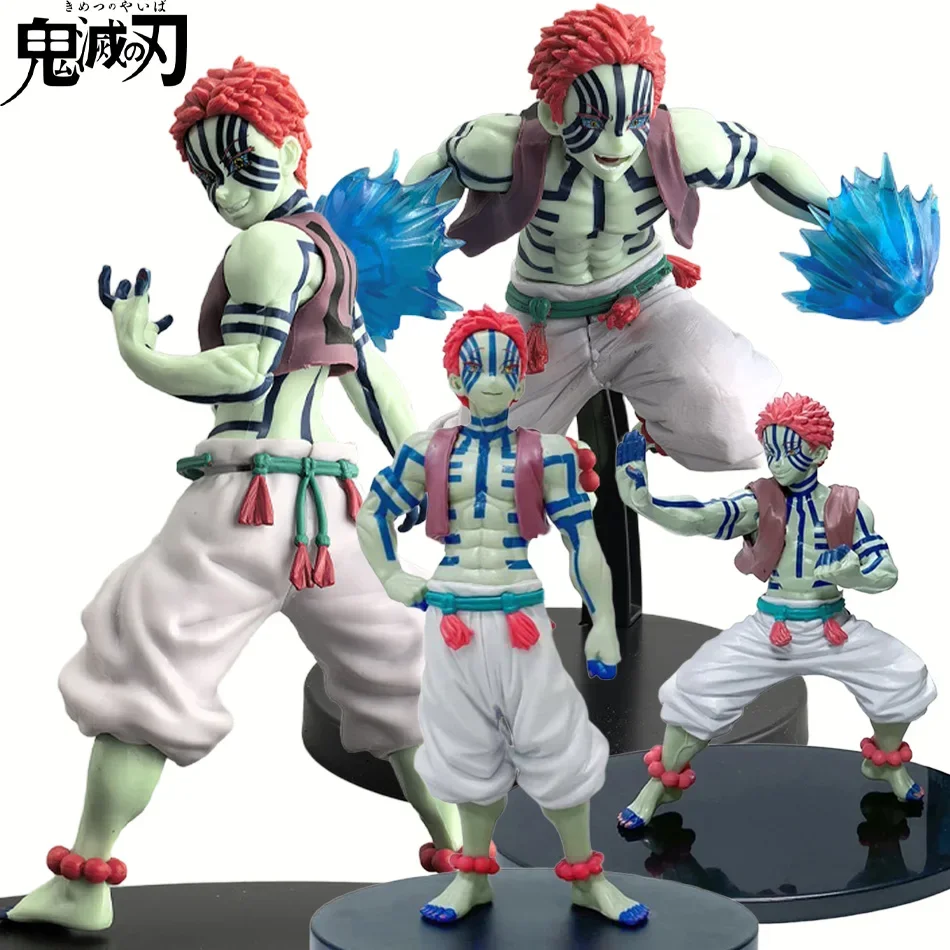 Demon Slayer Akaza Hakuji Anime-Figur Modellpuppe PVC-Actionfigur auf Lager Desktop-Ornament Spielzeug für Sammler