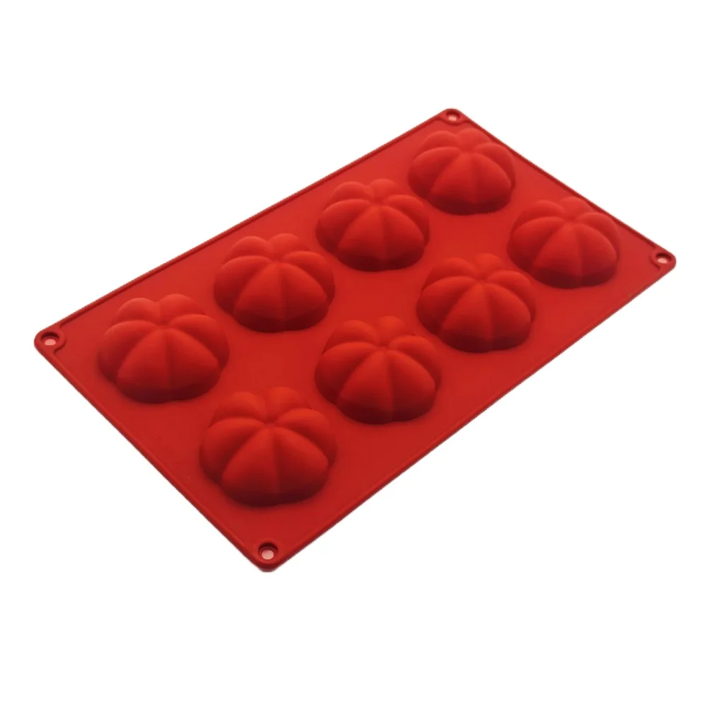 New Arrival 8 Hole 6 Petal Shape Silicone Cake Mold Doughnut Cookies Cake Mould Jelly Pudding Mold Cake Decoration Baking Tools