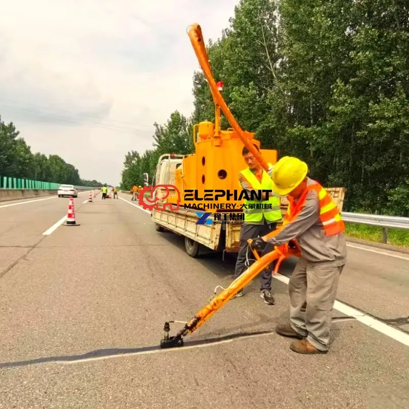 CE Certified Multi-function Asphalt Crack Sealing Machine Concrete Pavement Grouting & Cutting Repair Equipment