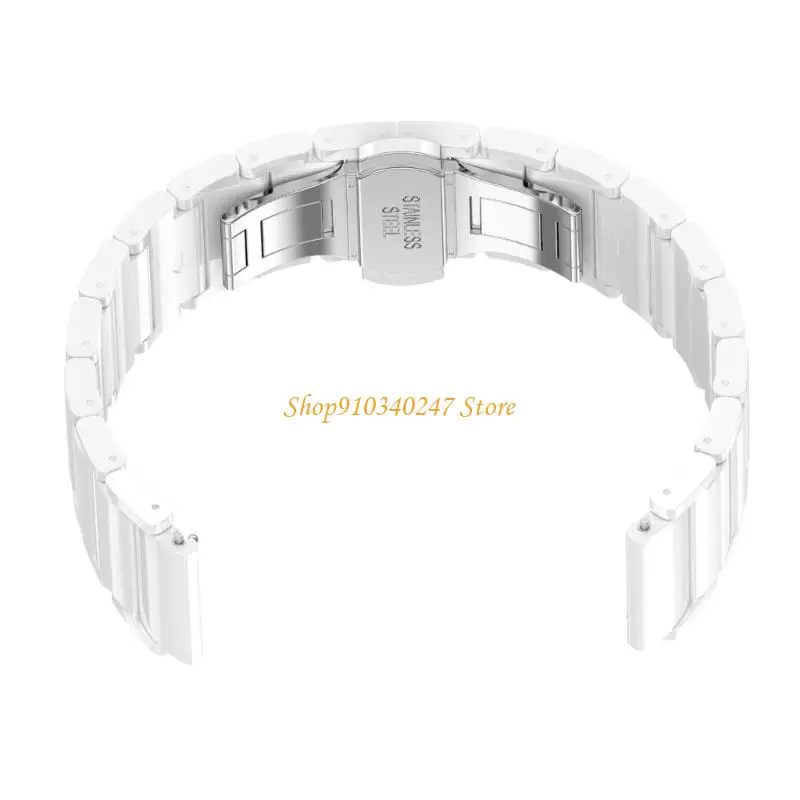 Q22A เซรามิคเหมือนสายนาฬิกาทดแทนสำหรับนาฬิกา Mini Smartwatch ผสมผสานความสะดวกสบายและความซับซ้อน