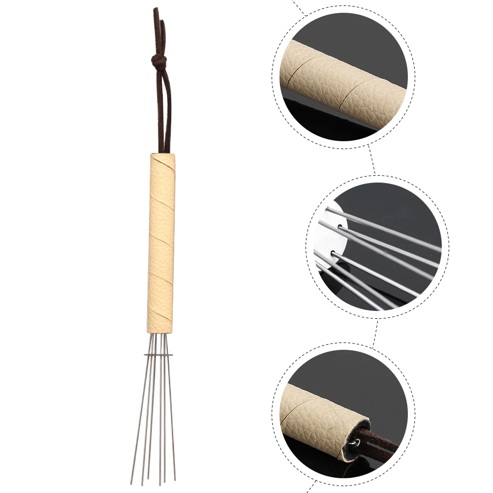 

Coffee Cloth Powder Needle Ground Type Stirrers Stirring Tool Dispenser Espresso Stainless Steel Distributor Distribution