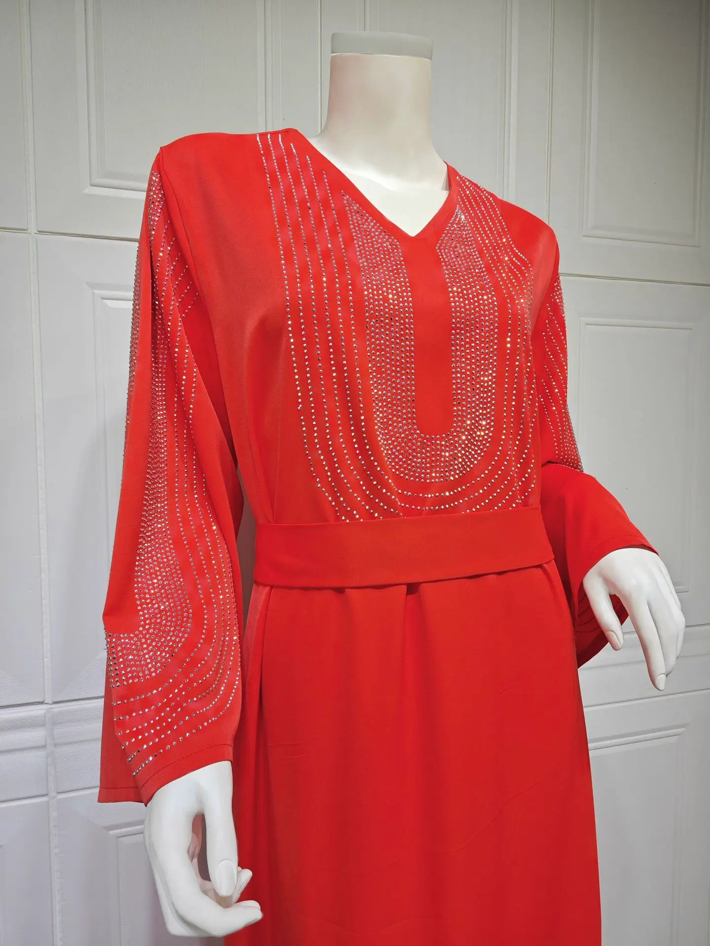 Marocco Diamante Donne Musulmane Abaya Maxi Vestito Turchia Dubai Arabo Abito Da Sera Del Partito Eid Ramadan Isalmico Caftano Jalabiya Abiti