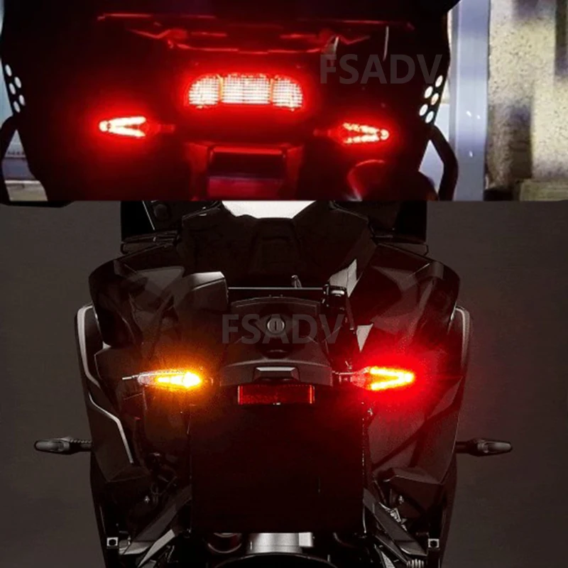 For BMW R1300GS R1250GS ADV M1000RR S1000RR S1000XR S1000R F900GS Motorcycle LED Turn Signal Rear Brake Tail Light Flashing Lamp
