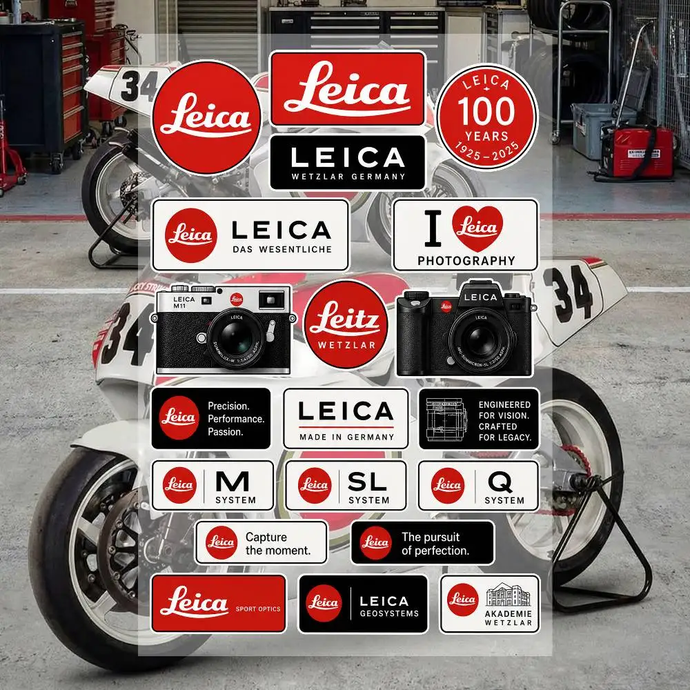 L-eiC-a Aesthetic Graffiti Stickers Waterproof PVC Decals for Car Motorcycle Skateboard Helmet Notebook