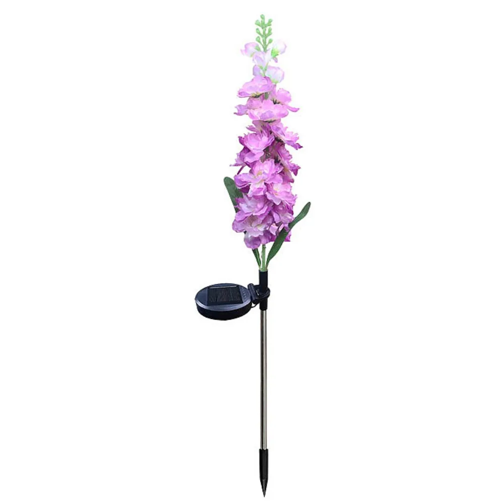 

Solar Powered Solar Hyacinth Lawn Lights Simulation Flower Plug in Light Outdoor Waterproof Simulation Flower Lamp