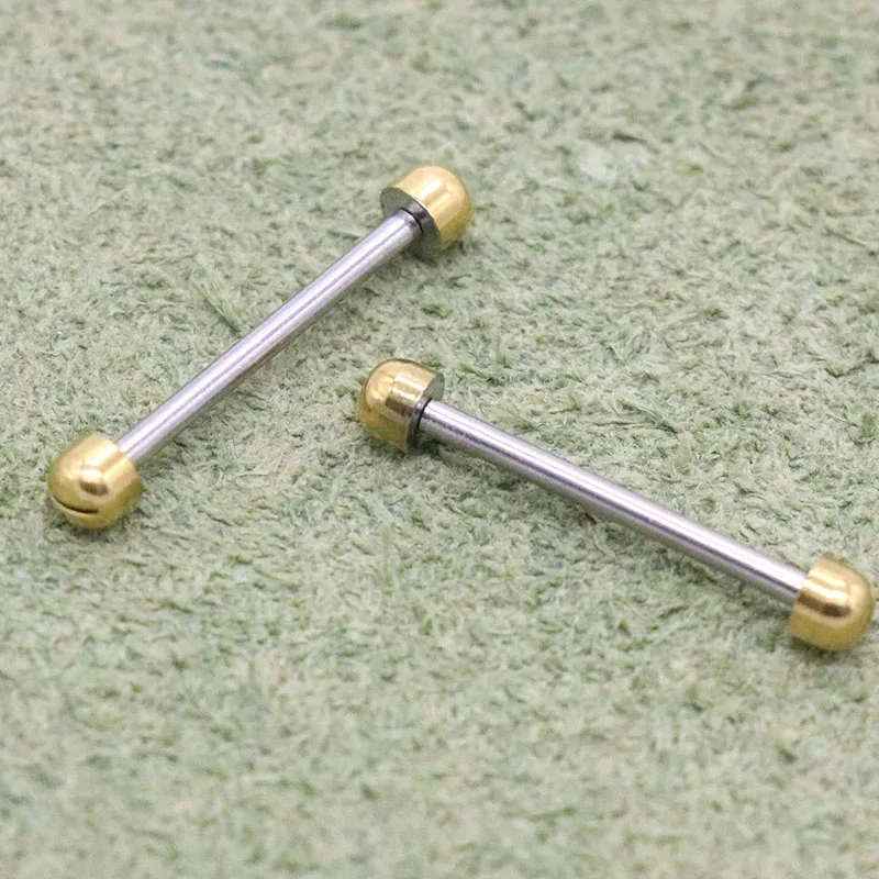 Accesorios de reloj para Versace, tornillo de una palabra, interfaz cóncava, eje de banda de reloj, varilla de enlace de oreja de oro rosa