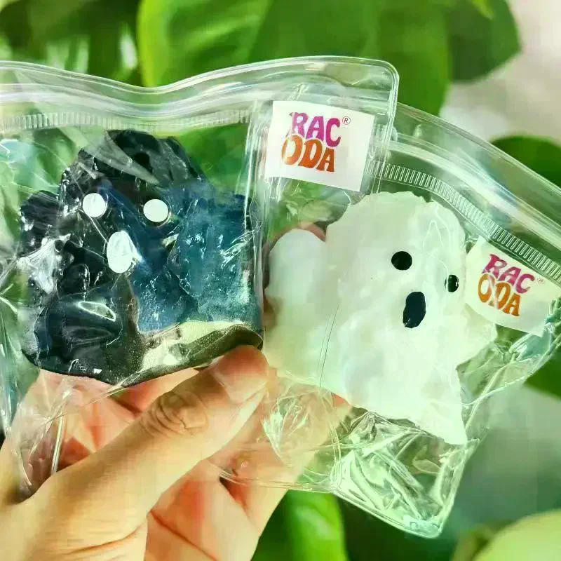 /GJ/Ghost Squeezable Toy Slow Rising Soft Little Spooky Phantom Squeeze Stress Relief Fidget Toy Anti Anxiety Sensory Halloween