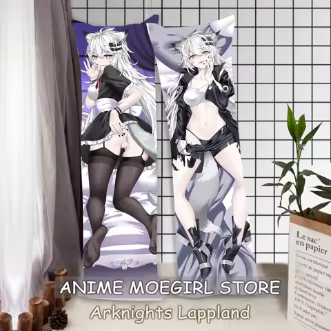 Anime Arknights Lappland Pillow Case Game Dakimakura 59" Hugging Body Pillowcase Cartoon Character Bedding Pillow Cover Otaku