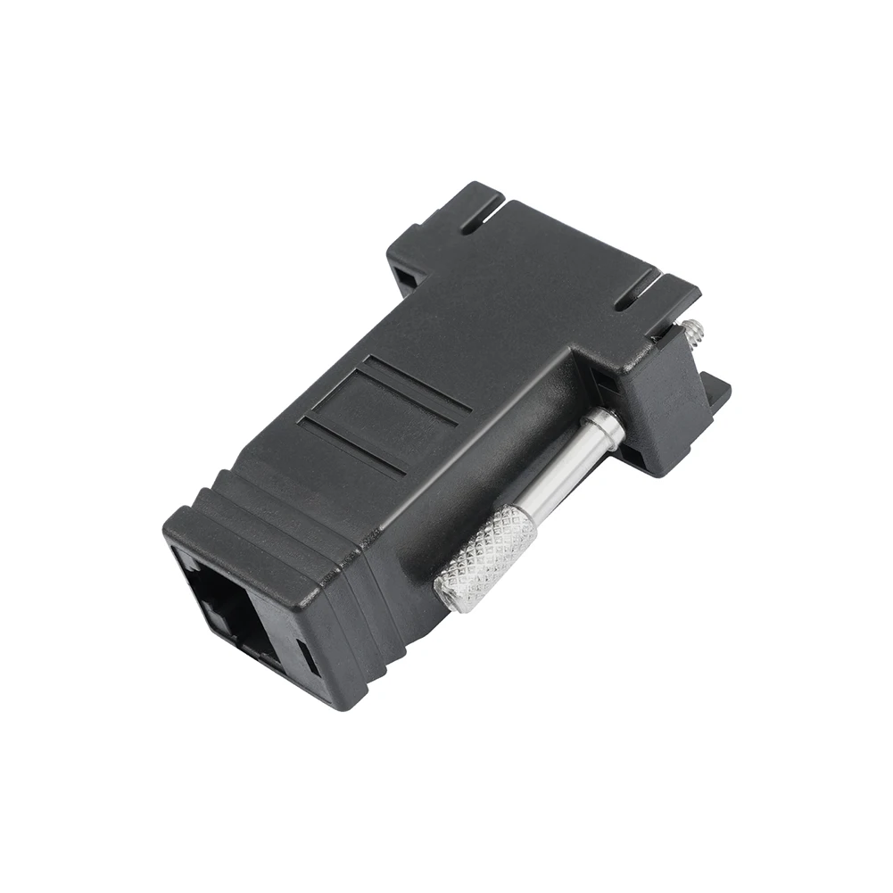 อะแดปเตอร์ DB15พินตัวเมียเป็น RJ45 8P ตัวเมียอะแดปเตอร์ VGA สำหรับ F RJ45 F ตัวขยาย VGA ไปยังสายเคเบิลอะแดปเตอร์เครือข่าย RJ45สำหรับพีซี