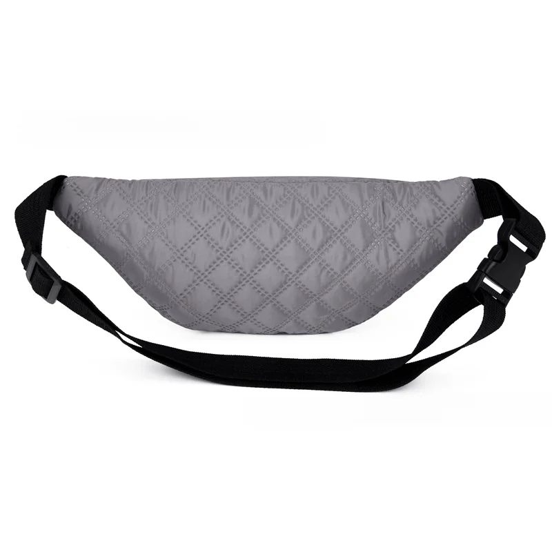 Damska torba na talię w kratę Kobieta Oxford Wodoodporne torby na pasek Projektant Crossbody Torba na klatkę piersiową Ladies Fashion Fanny Pack Banana Hip Purse