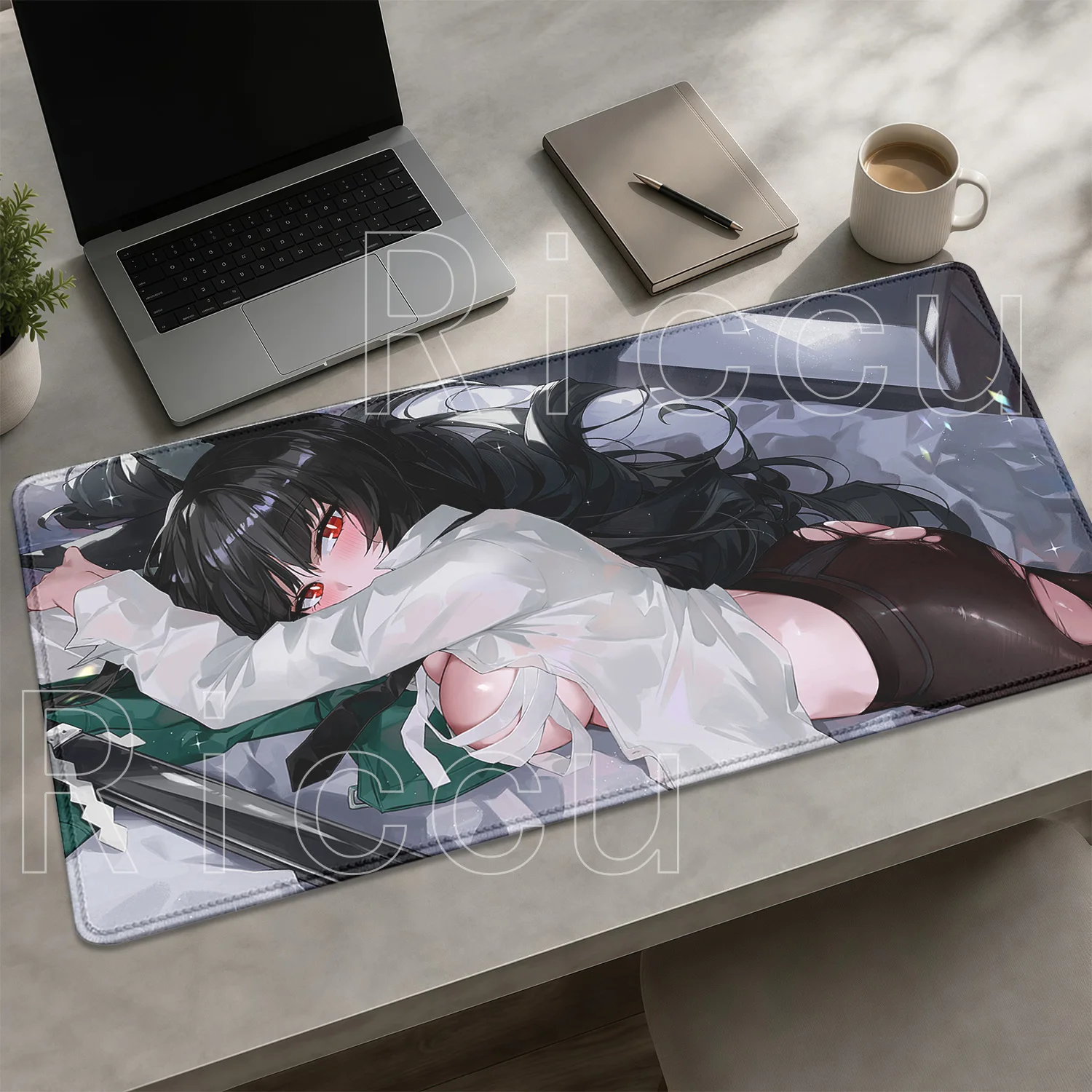 Gaming Keyboard Typewriter - แผ่นรองเมาส์ HD Printing Hoshimi Miyabi Zenless