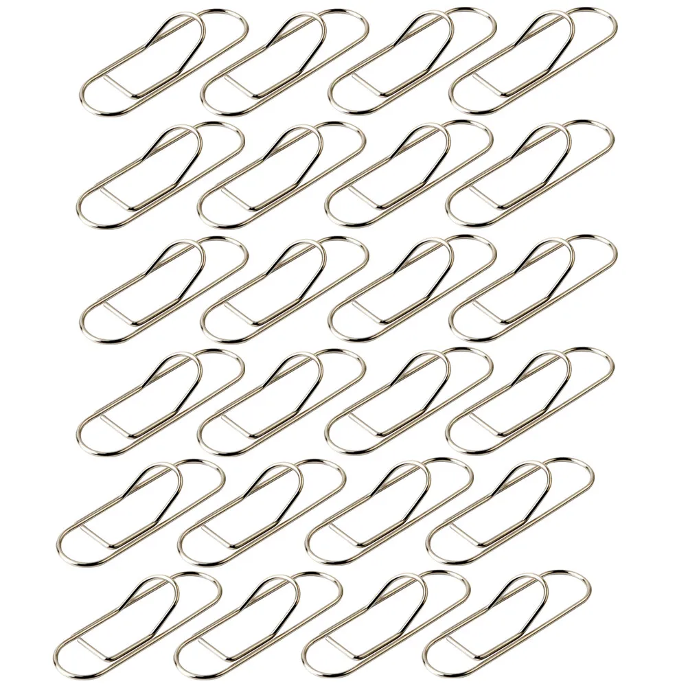 

24Pcs Metal Pen Holder Clip Rust Resistant Adjustable Pen Clip for Notebook Journal Clipboard Book Calendar Office School