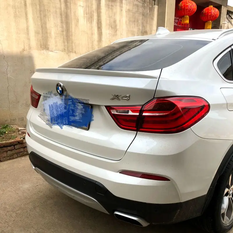 For BMW F26 X4 Spoiler A Style ABS Material Car Rear Wing unpaint Color Rear Spoiler For BMW X4 Spoiler 2015 20116 2017