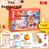 Children's Fox Restaurant: A Tabletop Game For Children's Concentration, Intelligence Training, And Math Enlightenment