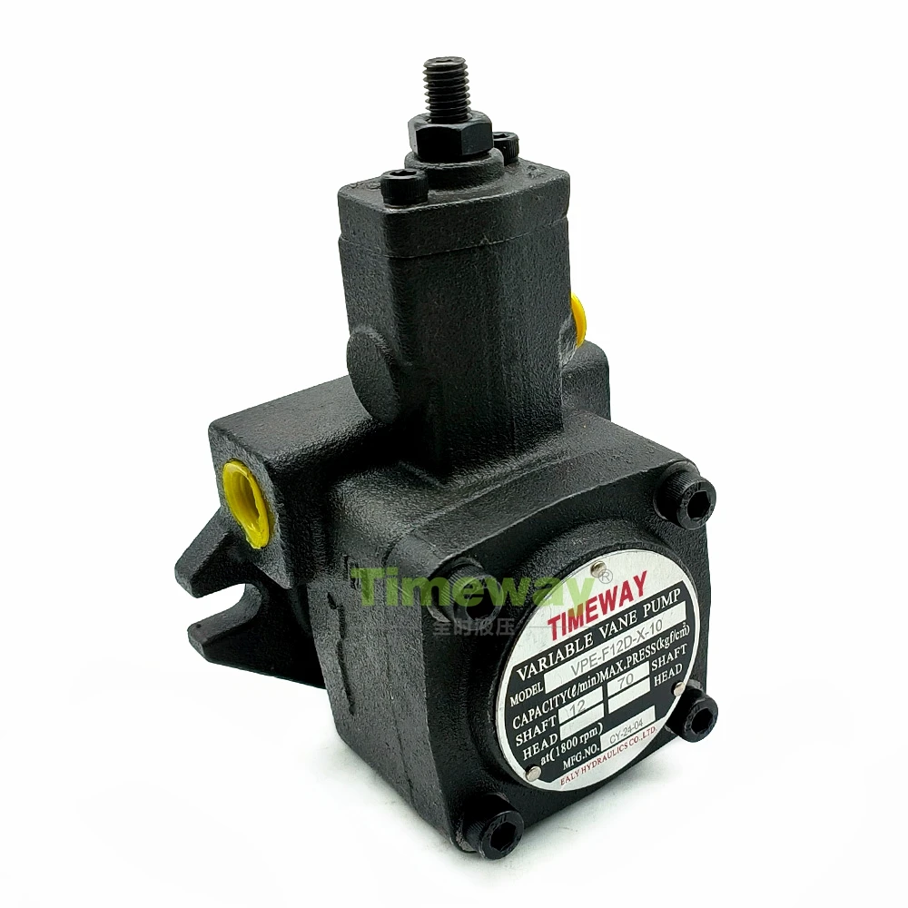 TIMEWAY VPE Hydraulic Variable Vane Pump VPE-F12D-X-10 Low Pressure Vane Oil Pump