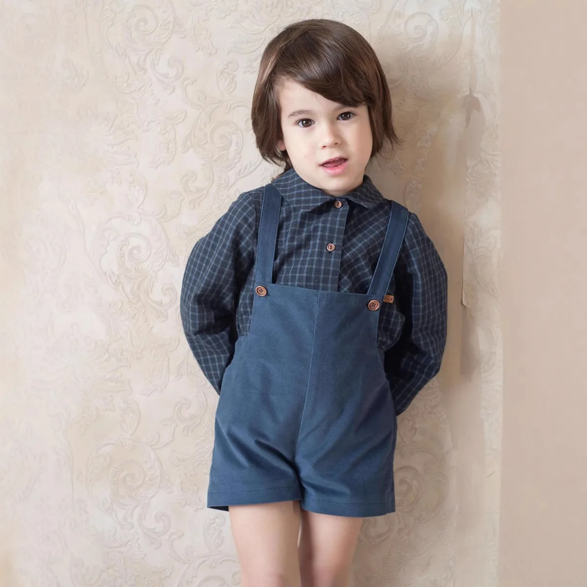 

2024 PO Autumn and Winter Baby Overalls Solid Color Fashion 73-110
