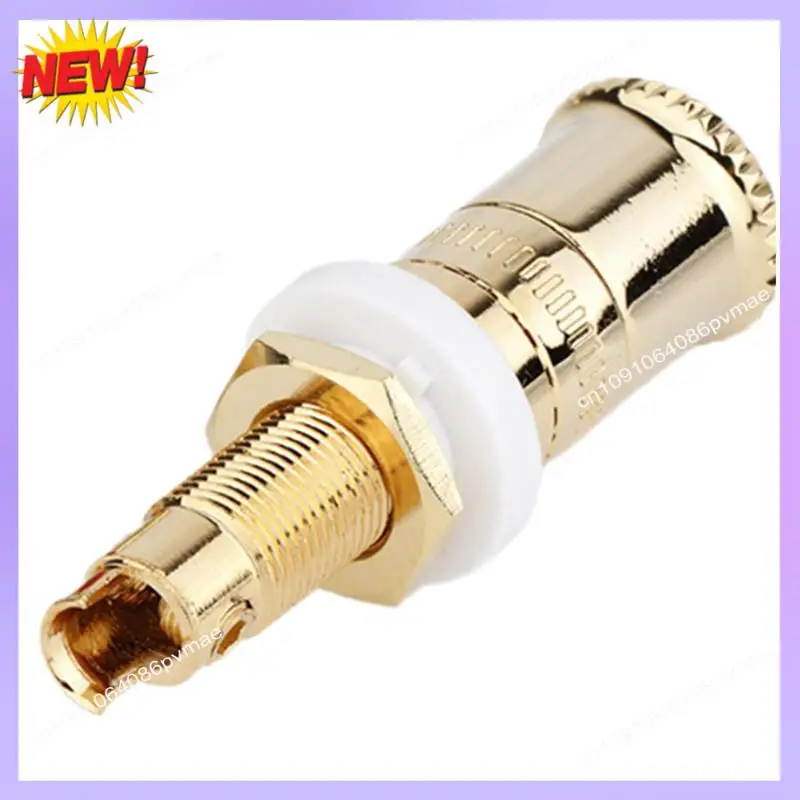 

T24C Suitable For Preffair Gold-Plated HIFI Fever Speaker Terminal Block Banana Head Y-Type Plug Socket Amplifier Terminal