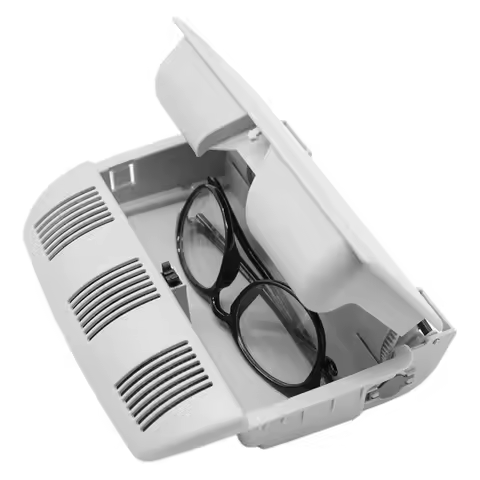 Sunglasses Holder For Car Visor Glasses Car Holder Protective Box Reusable Car Visor Sunglass Case Auto Eyeglasses Organizer For