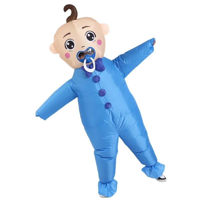 

Blue Boy & Pink Girls Baby Inflatable Costume Adult Cosplay Mascot Costume Celebration Performance Suit Kids birthday Party Gift