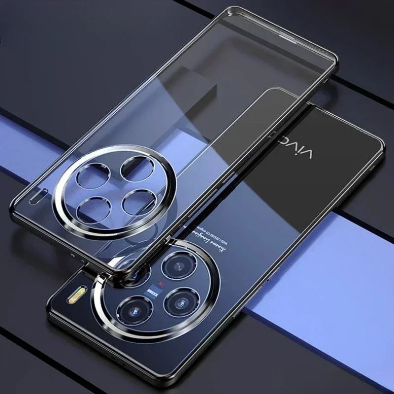 For Vivo X100 Pro Electroplating Phone Case For Vivo X 100 X100Pro Lens All-inclusive Silicone Soft Shell Back Cover Cases