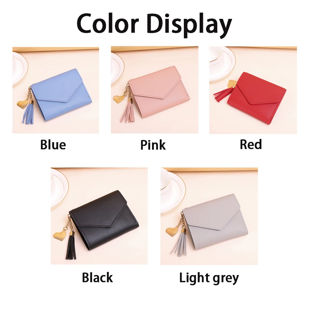 تخصيص شخصية قصيرة شرابة قلادة المرأة المحفظة للماء مخصص الأزياء الفاخرة عالية الجودة فتاة صغيرة محفظة نسائية للعملات المعدنية