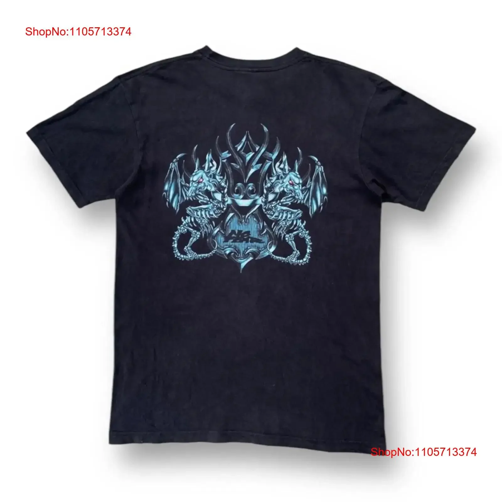 Vintage Y2K No Fear T Shirt Double Dragon Grahpic Back Hit Design Streetwear Hip Hop Skater Skateboard Outfits Style 2000 s