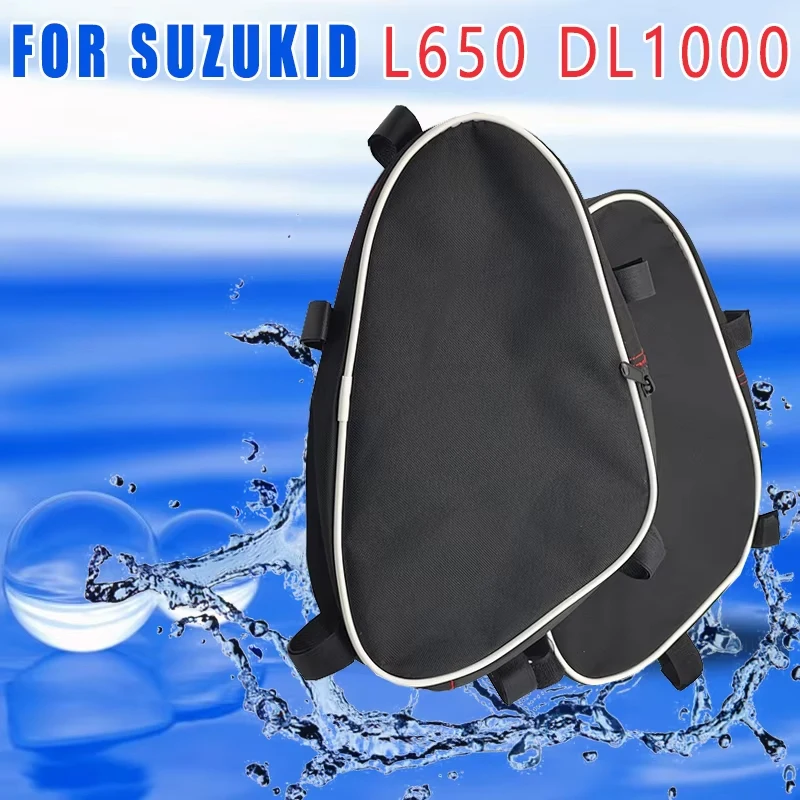 Motorcycle Frame Crash Bar Toolbag For Suzuki V-Strom DL650 DL1000 For Kappa Water Resistant Repair Tool Placement Bag - view 3