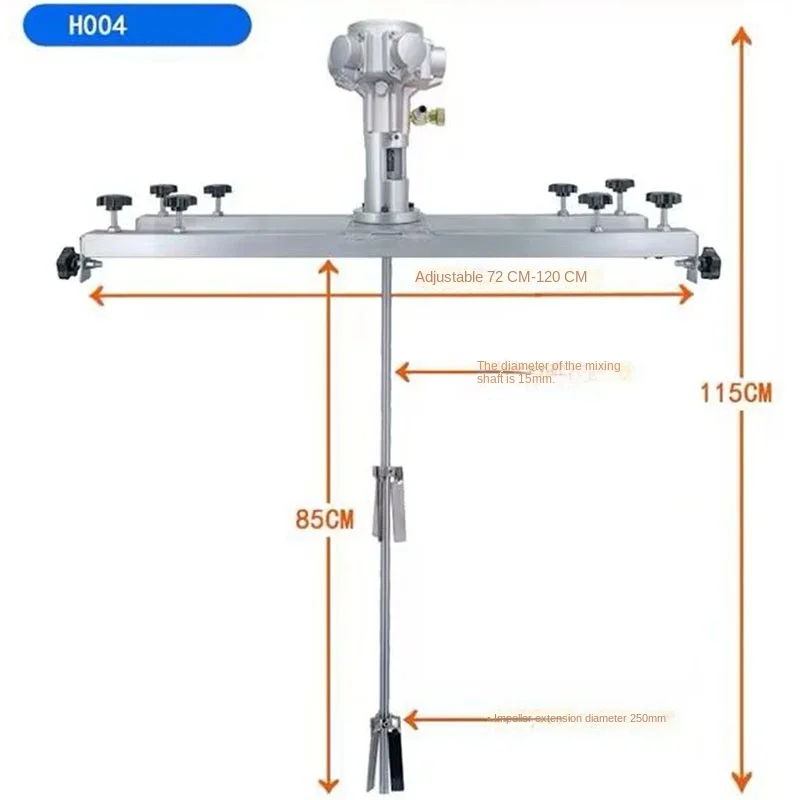 Imagem -05 - Tangki Ibc Misturador Pneumático Tambor Barel Komersial Tonelada 1000l Dengan Penyangga