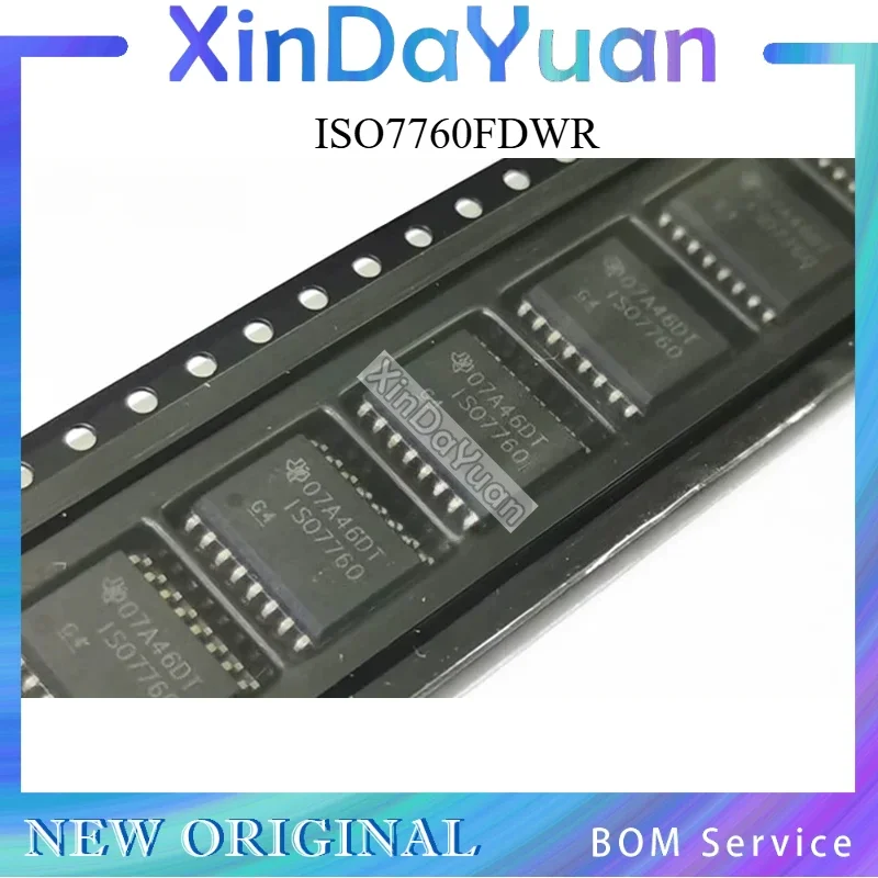 5 buah ISO7760FDWR ISO7760DWR SOP-16 Isolator Digital yang Ditingkatkan