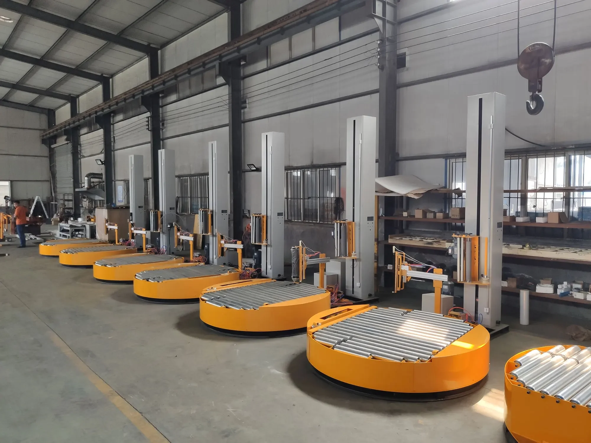 Packing Line Stretch Wrappers, volautomatische palletstretchverpakkingsmachine